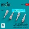 RESKIT RS48-0431 AIM-4D Falcon missiles (4 pcs) (3D Printed) 1/48